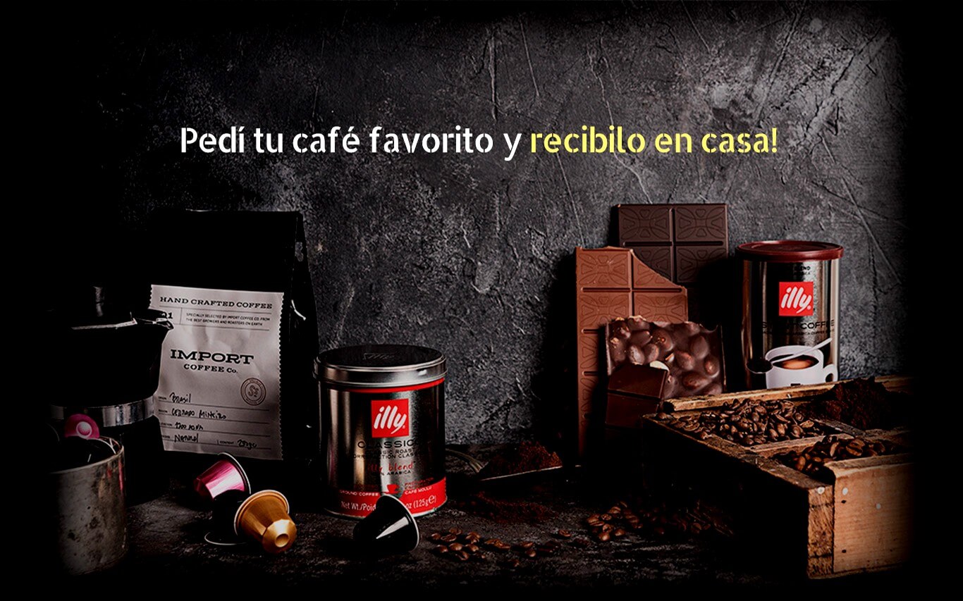 Pedí tu café favorito y recibilo en casa